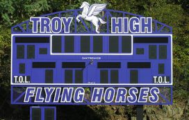 McBain Electric - Troy High Scoreboard