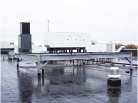 Clune Electric - Commerce Hub - Roof Mounted Generator